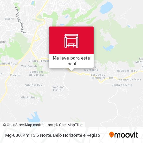 Mg-030, Km 13,6 Norte mapa