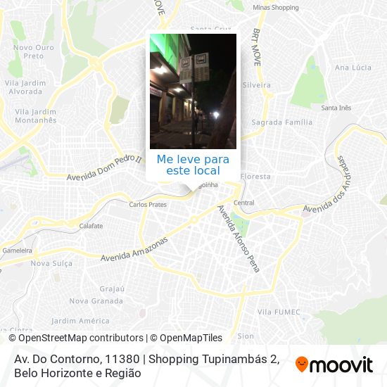 Av. Do Contorno, 11380 | Shopping Tupinambás 2 mapa