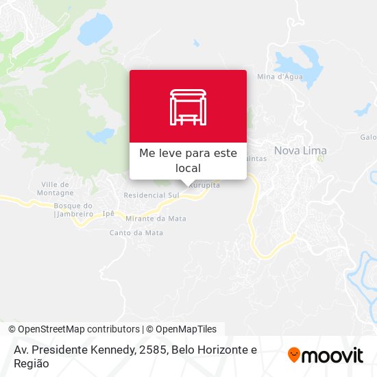 Av. Presidente Kennedy, 2585 mapa