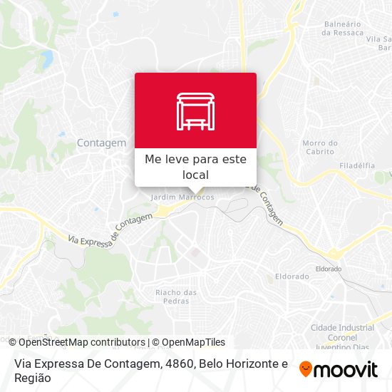 Via Expressa De Contagem, 4860 mapa