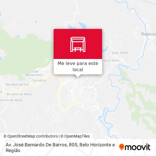 Av. José Bernardo De Barros, 805 mapa