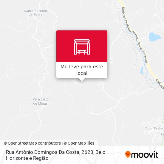 Rua Antônio Domingos Da Costa, 2623 mapa