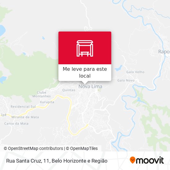 Rua Santa Cruz, 11 mapa