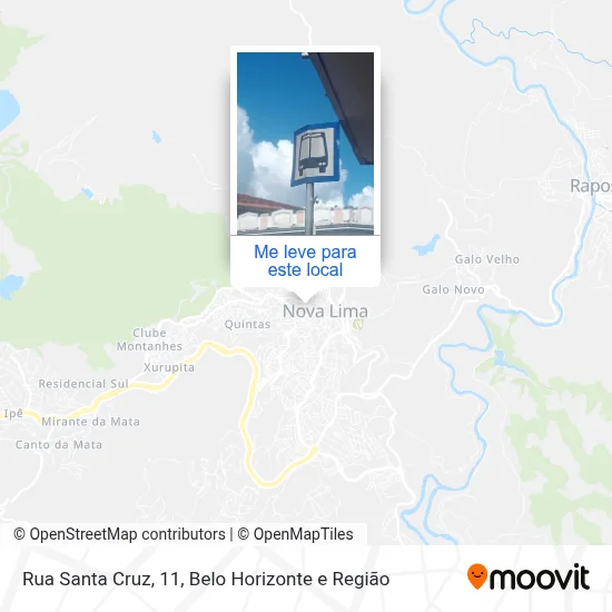 Rua Santa Cruz, 11 mapa