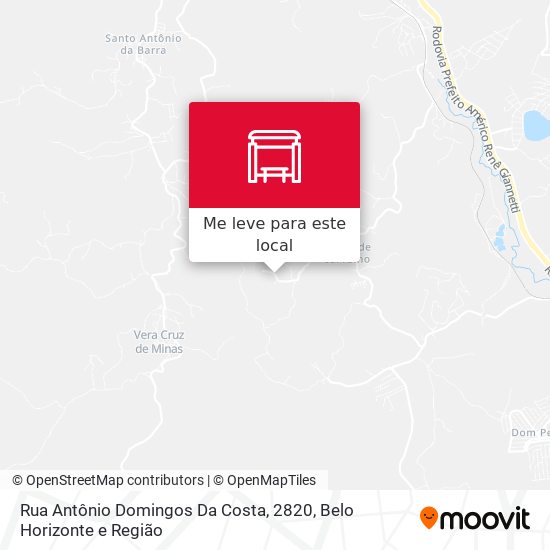 Rua Antônio Domingos Da Costa, 2820 mapa