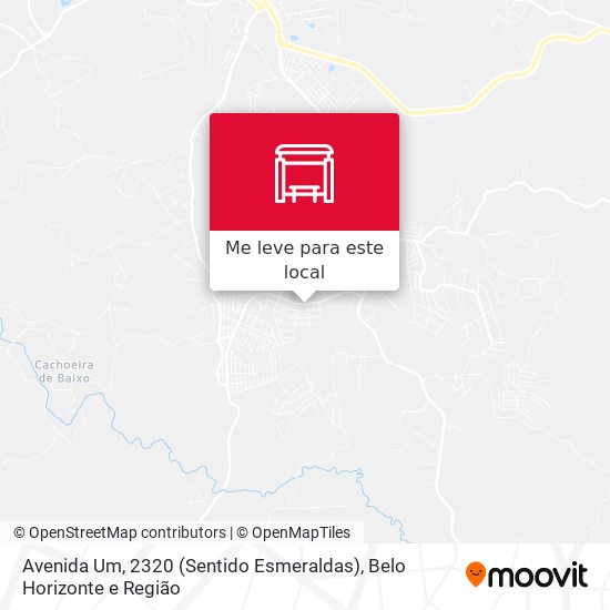 Avenida Um, 2320 (Sentido Esmeraldas) mapa