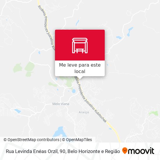 Rua Levinda Enéas Orzil, 90 mapa