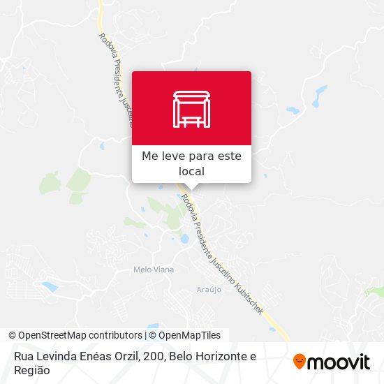 Rua Levinda Enéas Orzil, 200 mapa