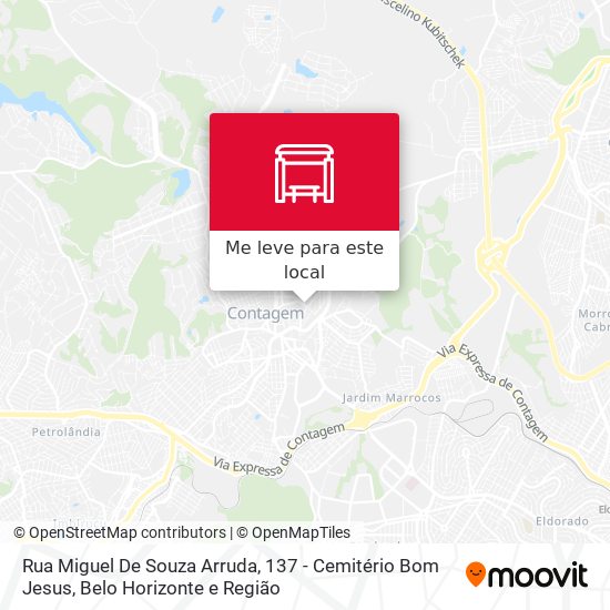 Rua Miguel De Souza Arruda, 137 - Cemitério Bom Jesus mapa