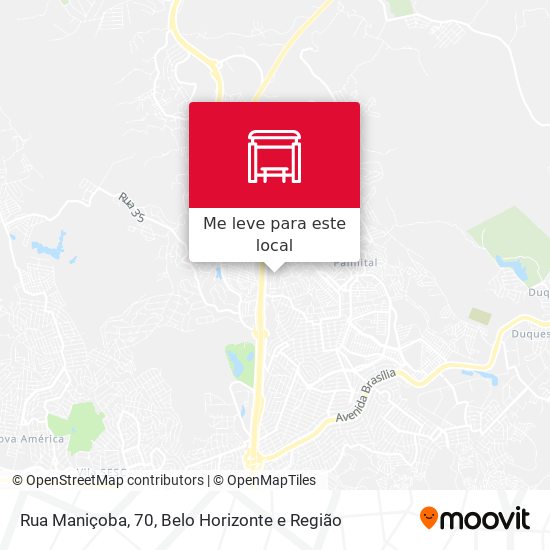 Rua Maniçoba, 70 mapa