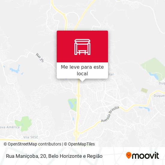 Rua Maniçoba, 20 mapa
