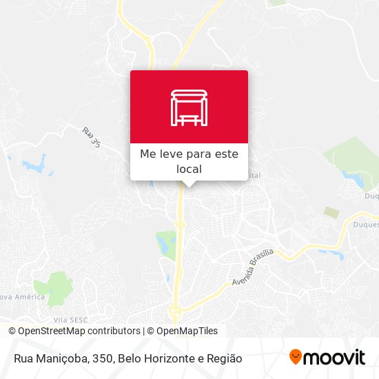 Rua Maniçoba, 350 mapa