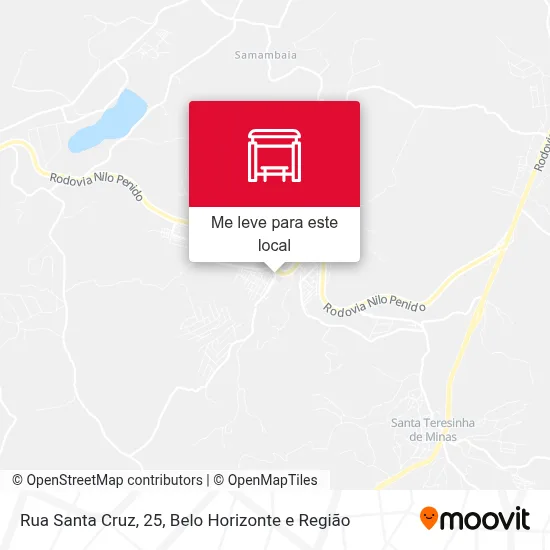 Rua Santa Cruz, 25 mapa
