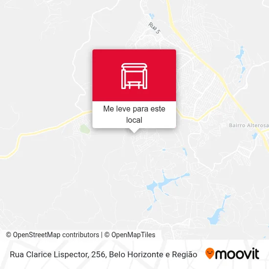 Rua Clarice Lispector, 256 mapa