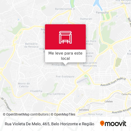 Rua Violeta De Melo, 465 mapa