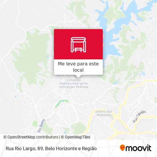 Rua Rio Largo, 89 mapa