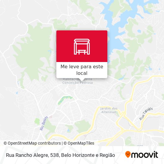 Rua Rancho Alegre, 538 mapa