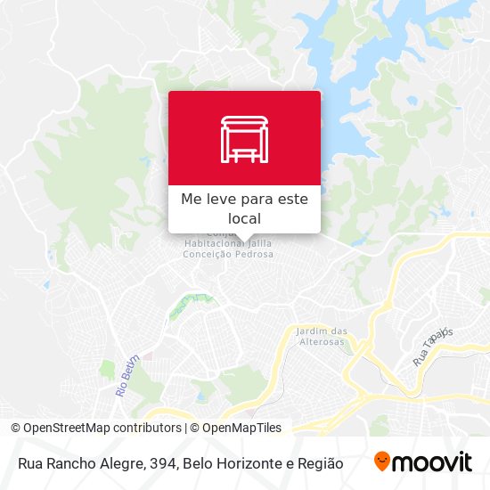 Rua Rancho Alegre, 394 mapa