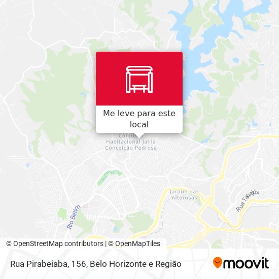 Rua Pirabeiaba, 156 mapa