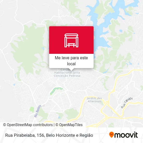 Rua Pirabeiaba, 156 mapa