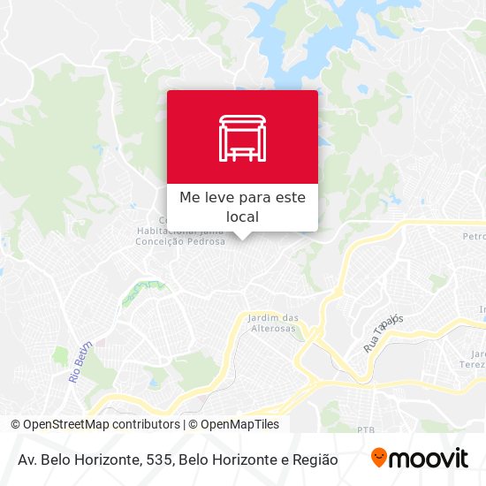 Av. Belo Horizonte, 535 mapa