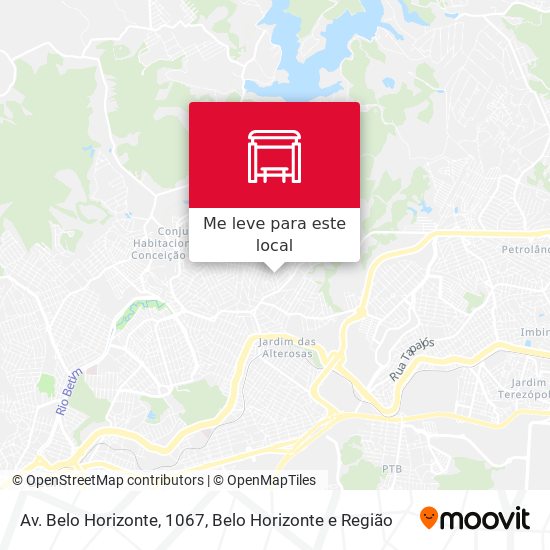 Av. Belo Horizonte, 1067 mapa