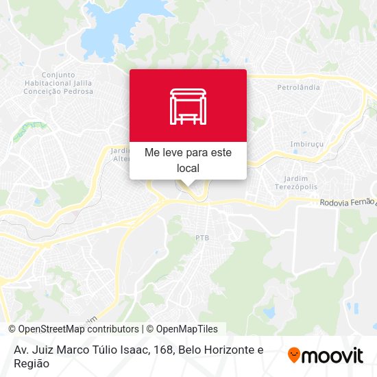 Av. Juiz Marco Túlio Isaac, 168 mapa