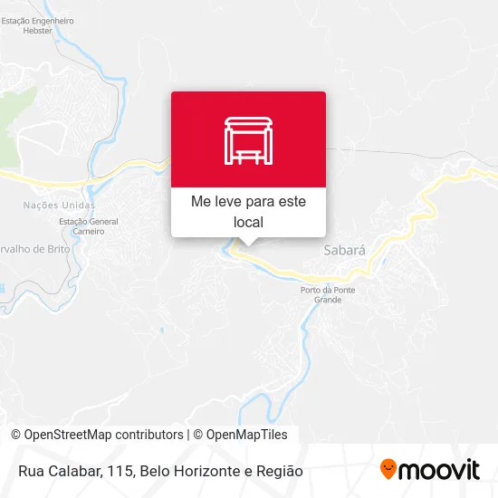 Rua Calabar, 115 mapa