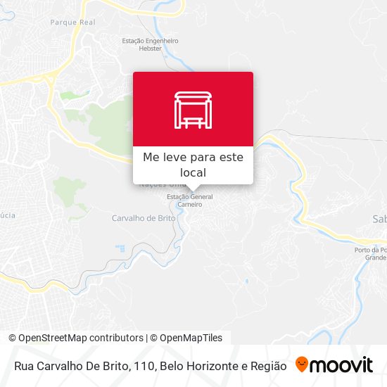 Rua Carvalho De Brito, 110 mapa