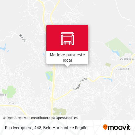 Rua Iverapuera, 448 mapa