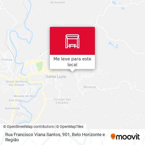 Rua Francisco Viana Santos, 901 mapa