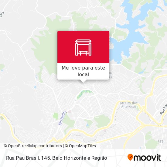 Rua Pau Brasil, 145 mapa