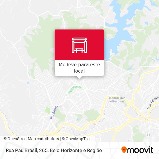 Rua Pau Brasil, 265 mapa