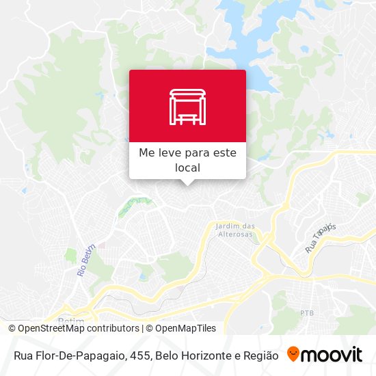Rua Flor-De-Papagaio, 455 mapa