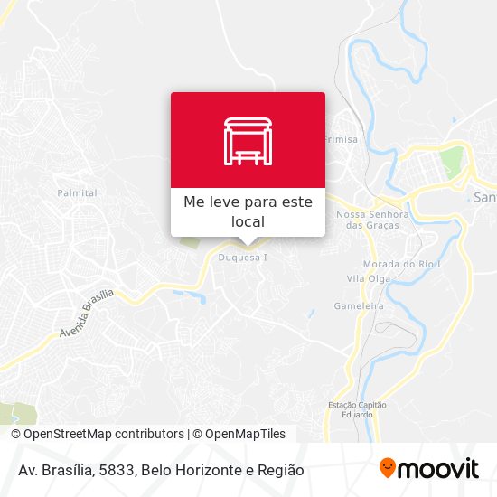 Av. Brasília, 5833 mapa