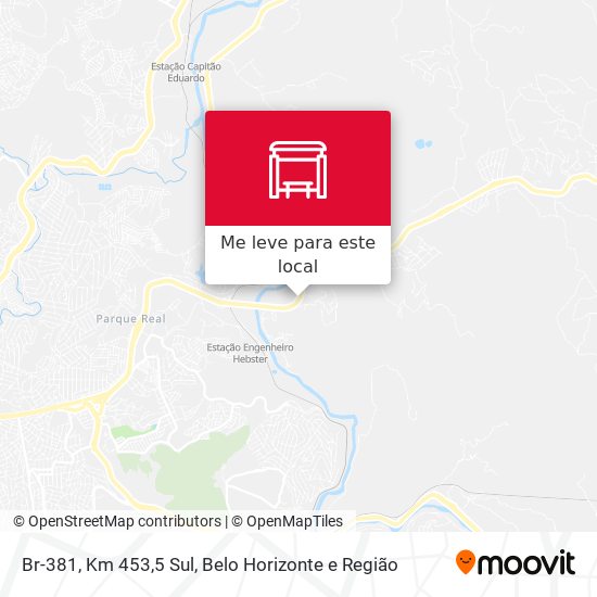 Br-381, Km 453,5 Sul mapa