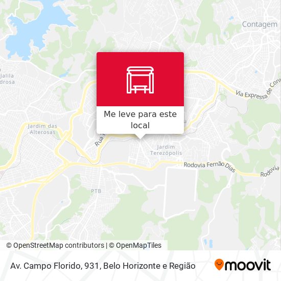 Av. Campo Florido, 931 mapa