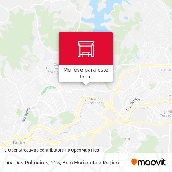 Av. Das Palmeiras, 225 mapa