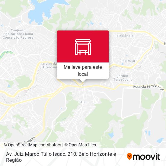Av. Juiz Marco Túlio Isaac, 210 mapa