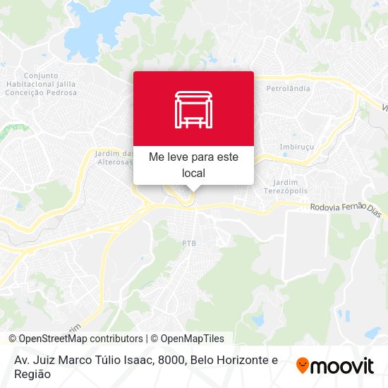 Av. Juiz Marco Túlio Isaac, 8000 mapa