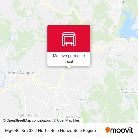 Mg-040, Km 33,2 Norte mapa