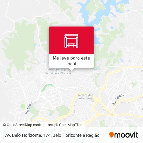 Av. Belo Horizonte, 174 mapa