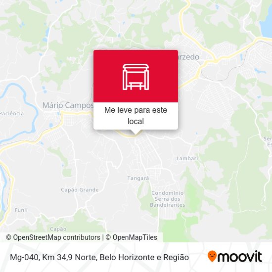 Mg-040, Km 34,9 Norte mapa