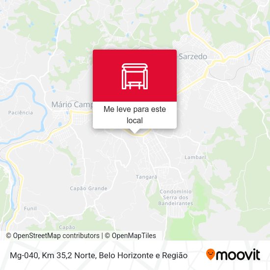Mg-040, Km 35,2 Norte mapa