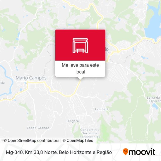 Mg-040, Km 33,8 Norte mapa