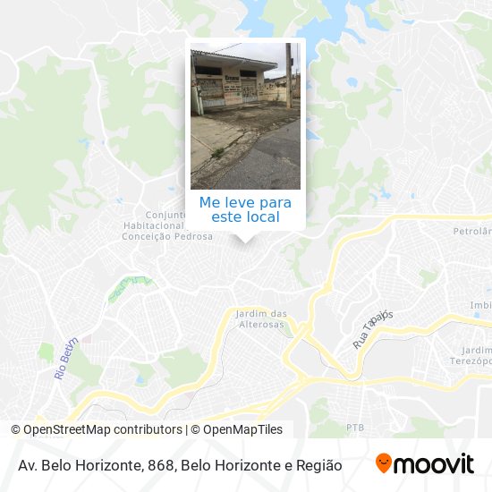 Av. Belo Horizonte, 868 mapa