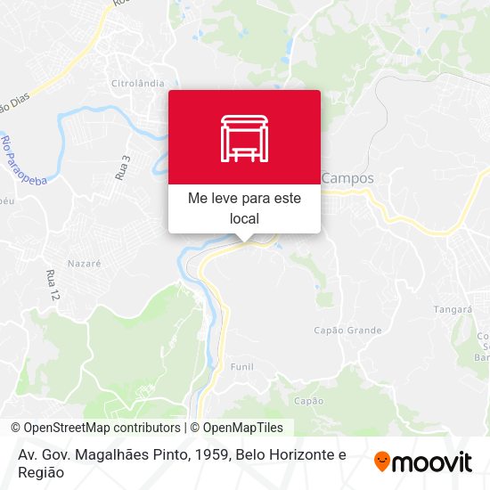 Av. Gov. Magalhães Pinto, 1959 mapa