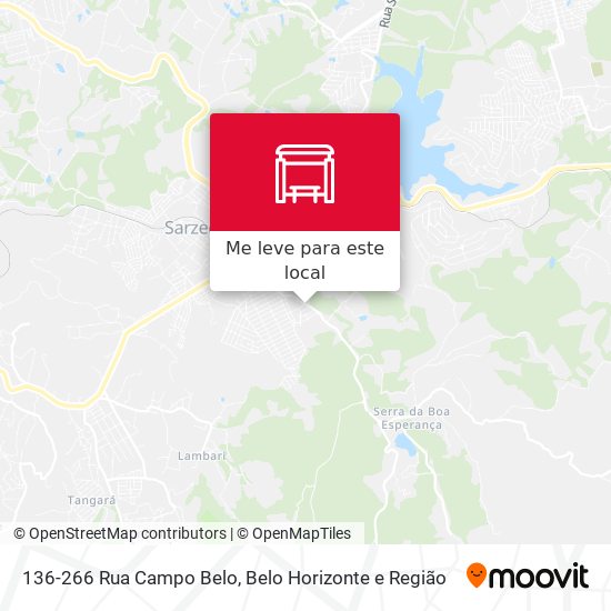 136-266 Rua Campo Belo mapa