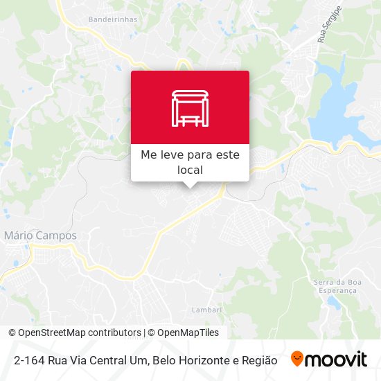2-164 Rua Via Central Um mapa