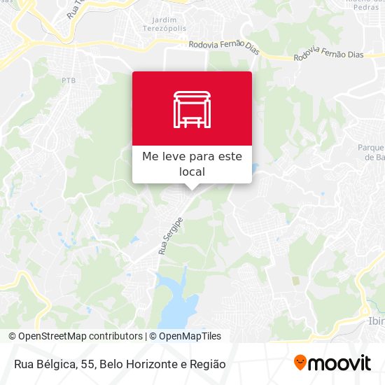 Rua Bélgica, 55 mapa